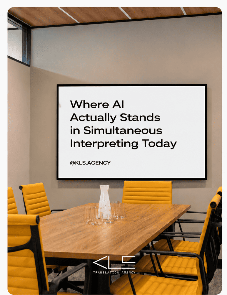 Simultaneous Interpreting in 2026